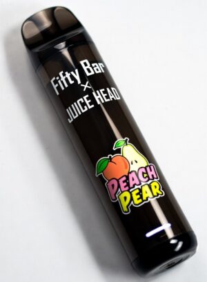 Fifty Bar x Juice Head Peach Pear vape Fifty Bar x Juice Head Peach Pear vape